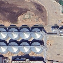 Элеваторный комплекс вместимостью 480 000 м3 (Сырьевое хозяйство МЭЗ)